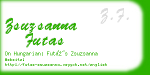 zsuzsanna futas business card